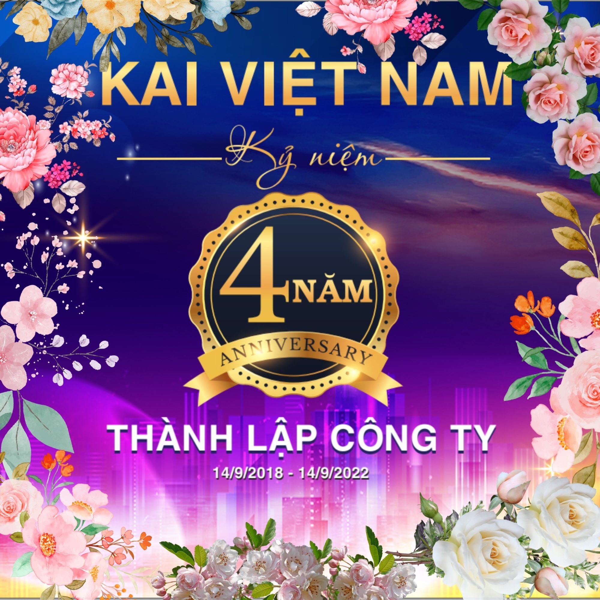 KAI Windoors kỉ niệm 4 năm thành lập