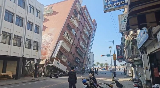 Video mới nhất về động đất 7,4 độ richter ở Đài Loan (Trung Quốc)
