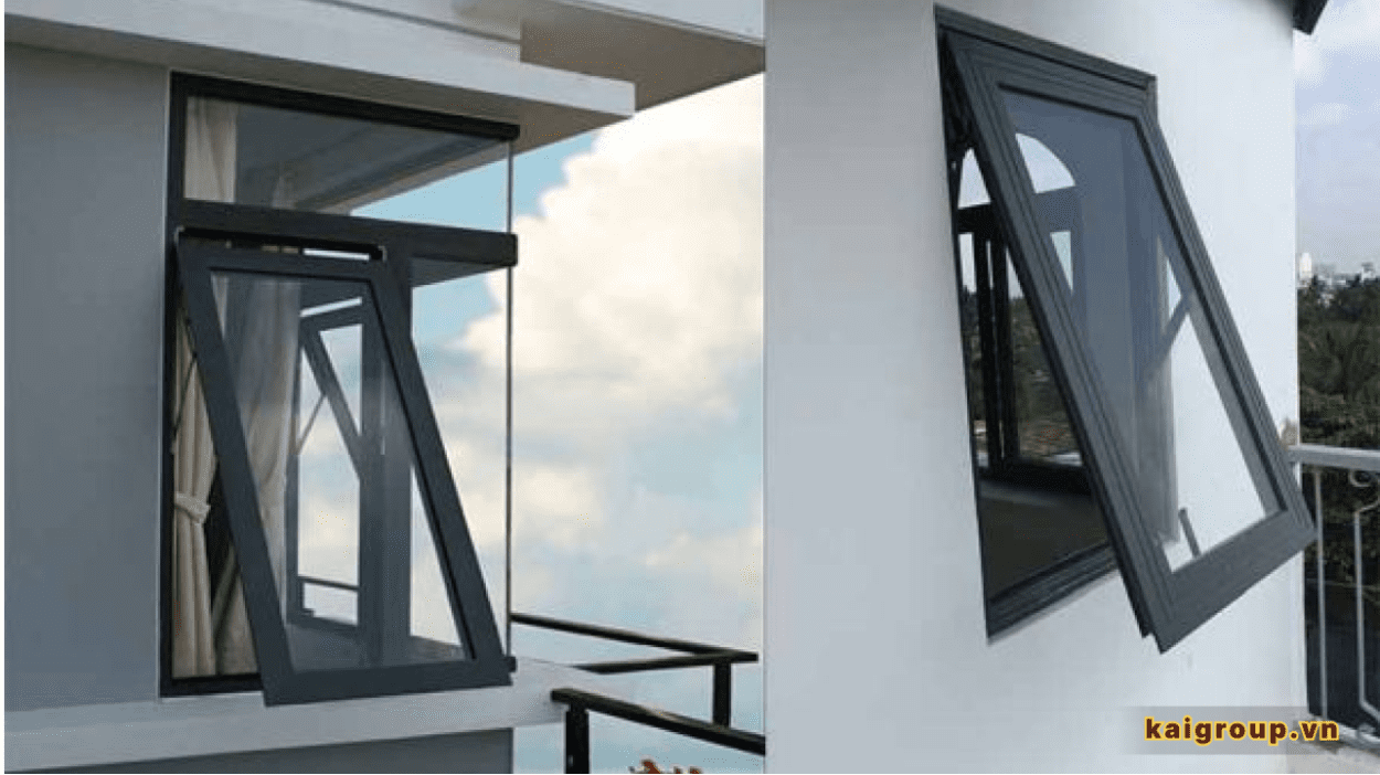 Giải pháp cho không gian sống với cửa sổ nhôm kính mở hất 